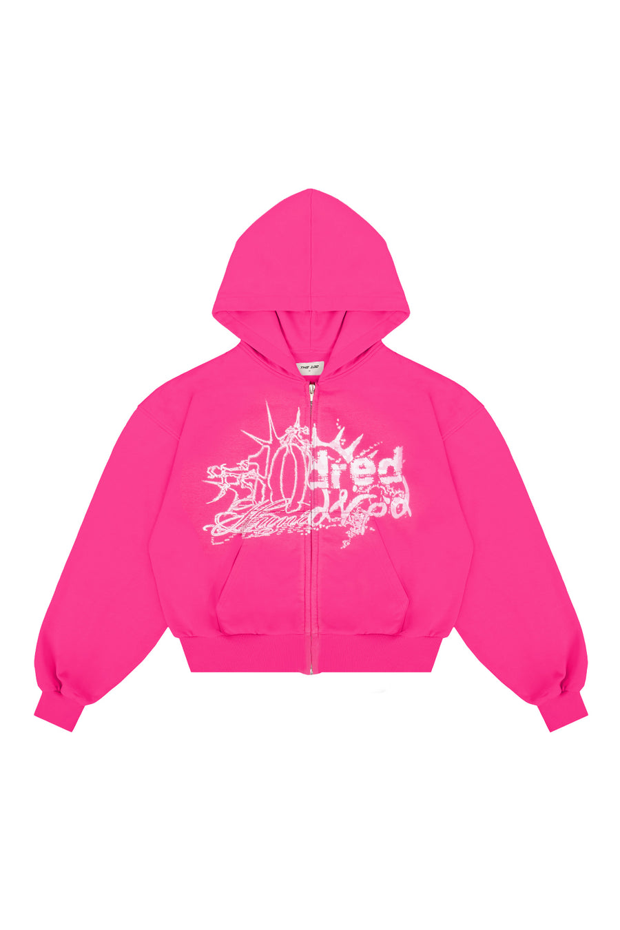 Bluza Puffy Zip Danger Fuchsia