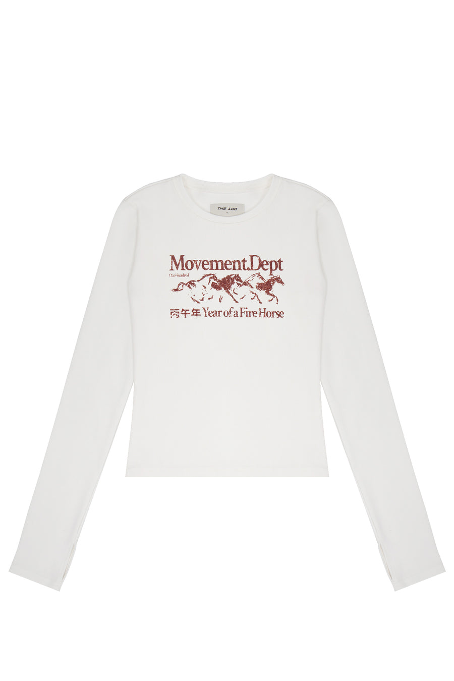 Longsleeve "Movement" Biały