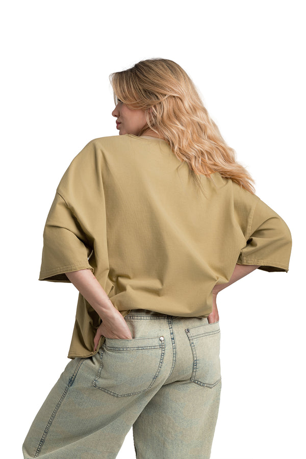 Koszulka boxy cropped
