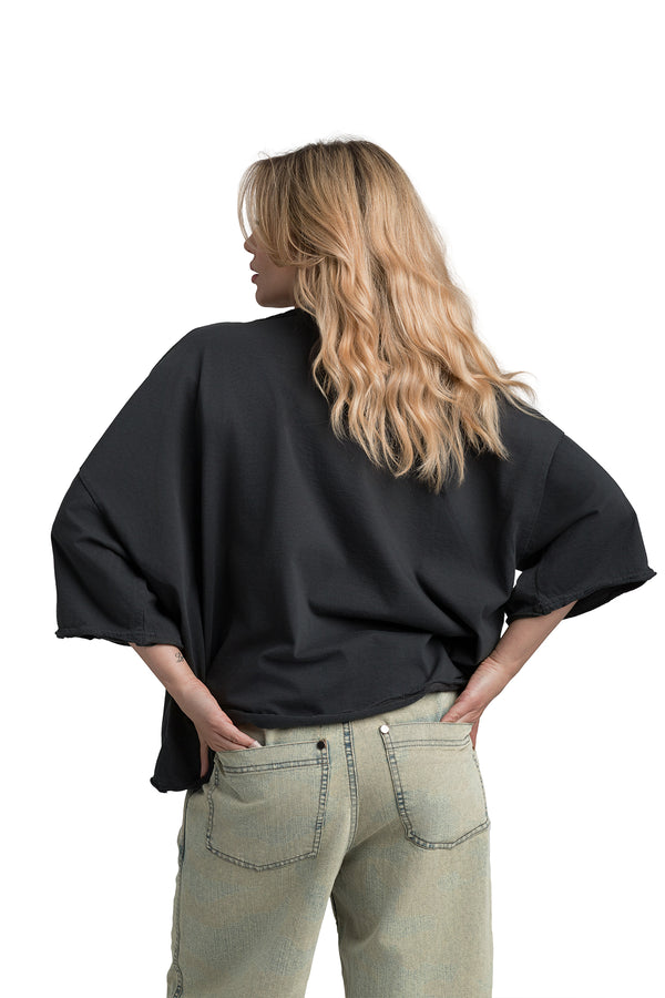 Koszulka boxy cropped