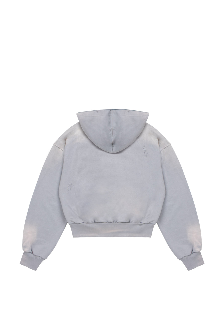 Hoodie Trashed & Crushed Hellblau