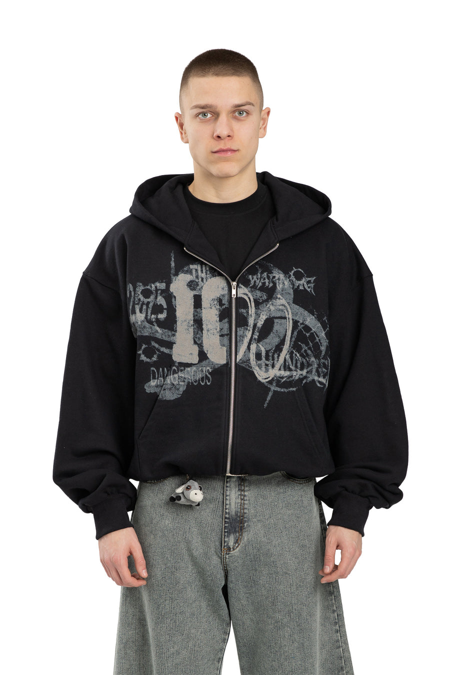 Bluza Zip Danger Zone Black