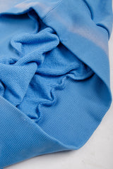 Bluza Hoodie Trashed & Crushed Baby Blue