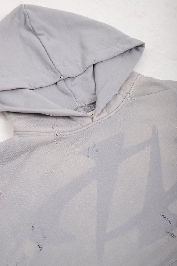 Bluza Hoodie Trashed & Crushed Gray