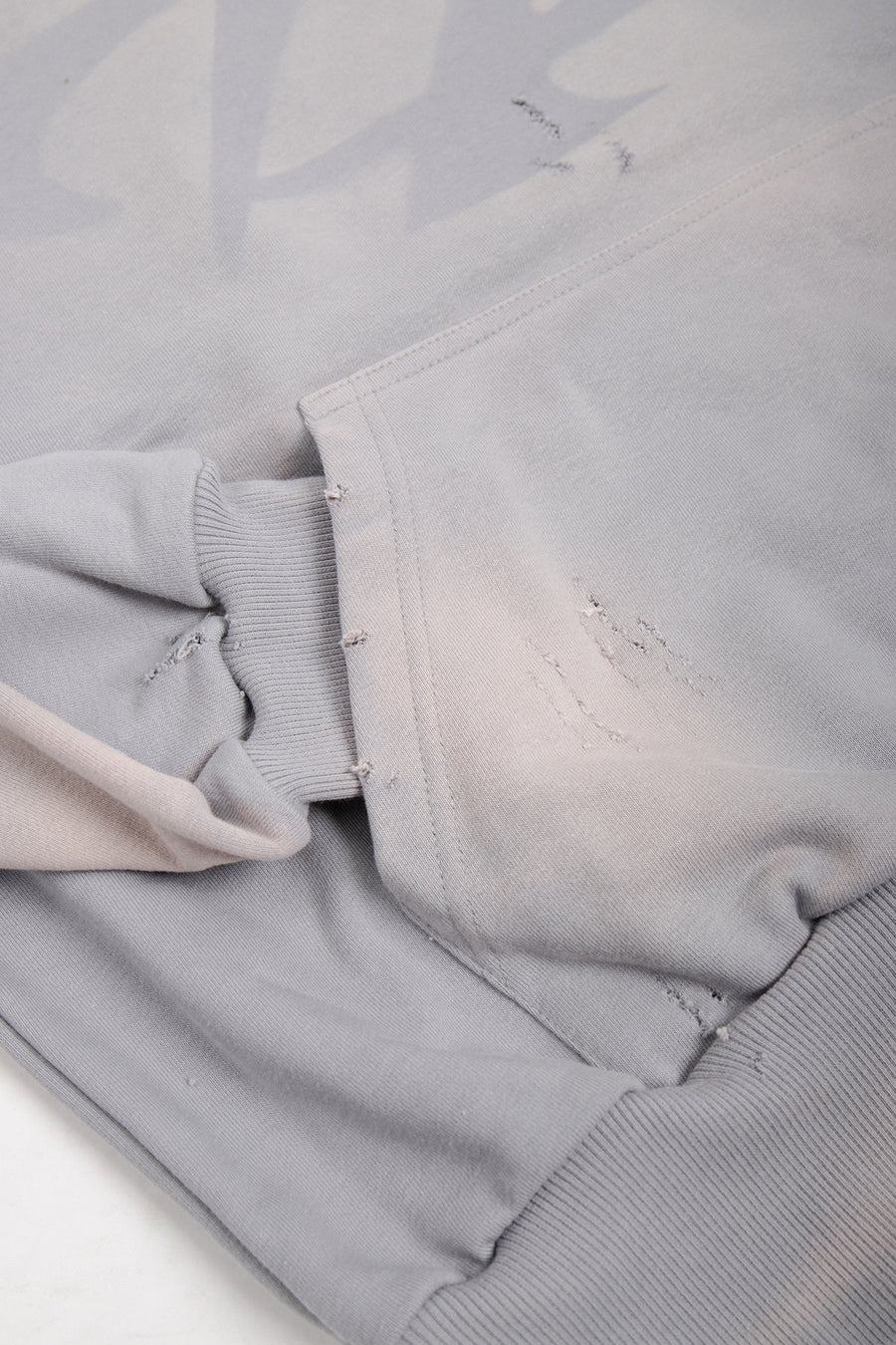 Bluza Hoodie Trashed & Crushed Gray