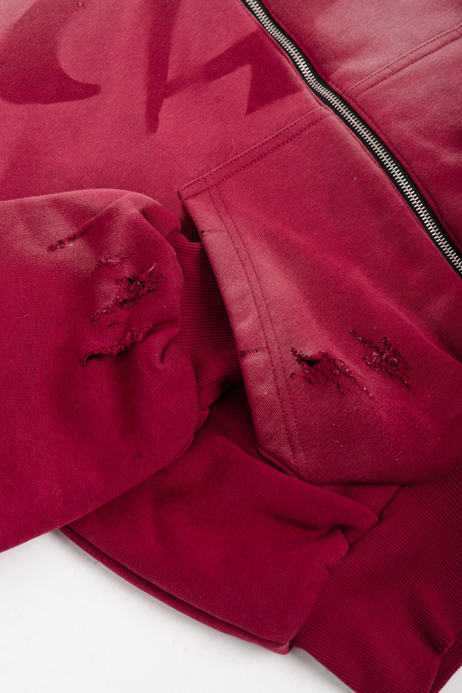 Komplet Bluza i Spodnie Reversible Trashed & Crushed Bordo