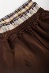 Spodnie Reversible Trashed & Crushed Brown