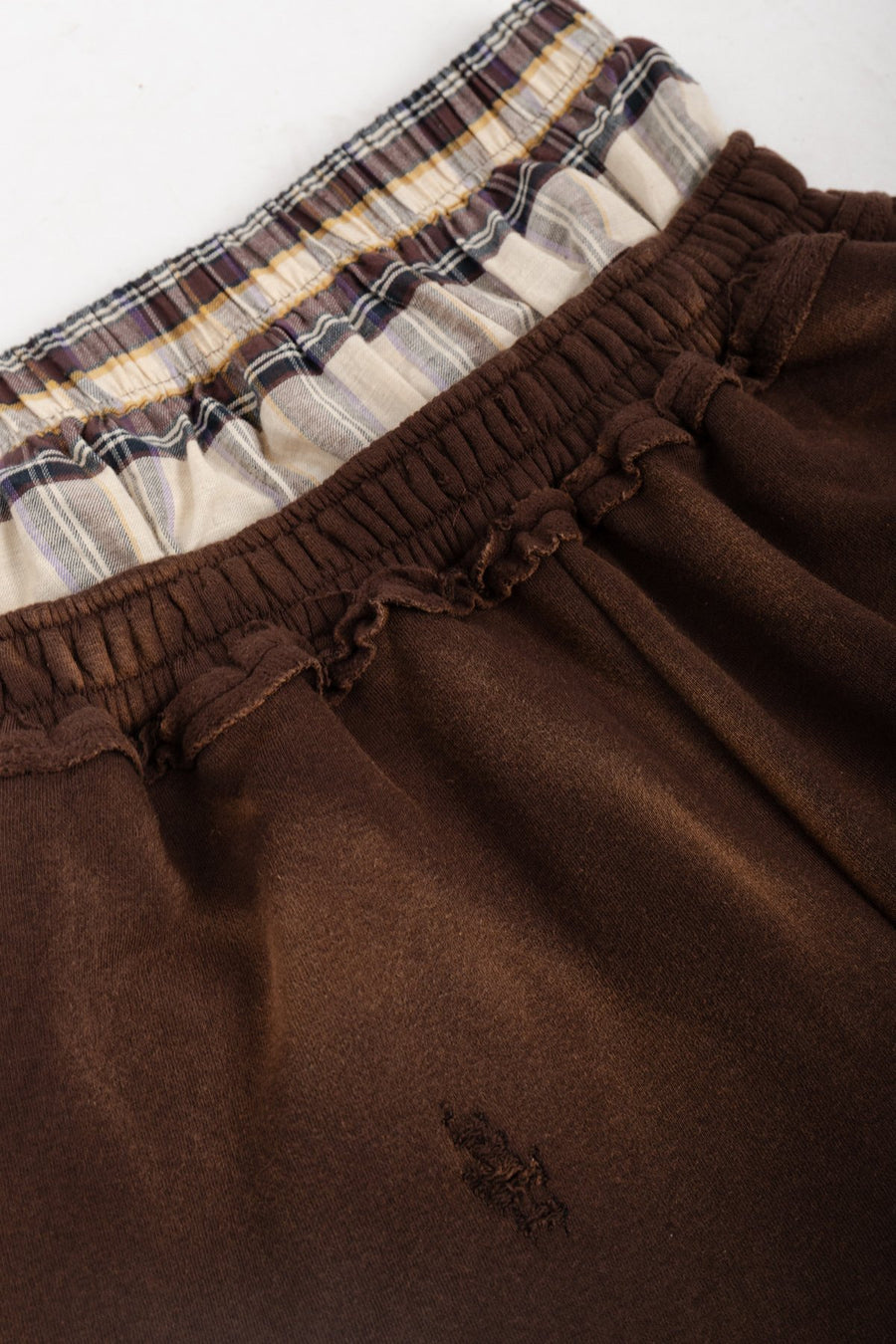 Spodnie Reversible Trashed & Crushed Brown