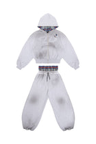 Set aus Sweatshirt und Hose Reversible Trashed & Crushed Grey