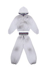 Komplet Bluza i Spodnie Reversible Trashed & Crushed Grey