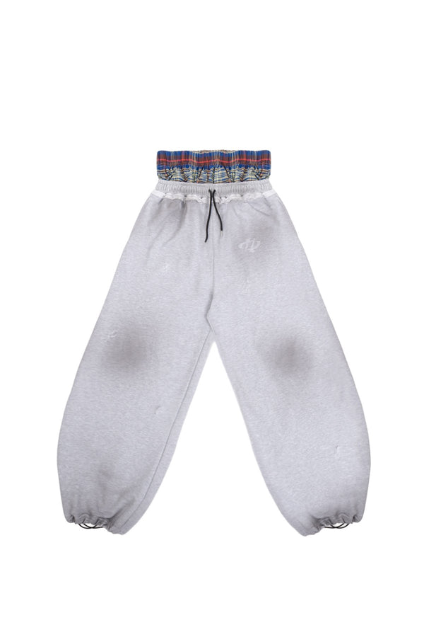 Spodnie Reversible Trashed & Crushed Grey