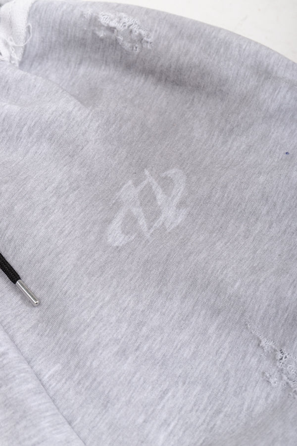 Spodnie Reversible Trashed & Crushed Grey