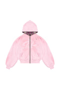 Wende-Sweatshirt Reversible Trashed & Crushed Bordeaux