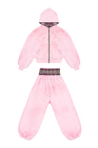 Komplettset: Wendbare Bluse und Hose Trashed & Crushed Bordeaux