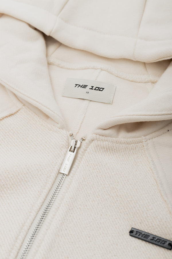 Bluza Puffy Zip Raw Cream