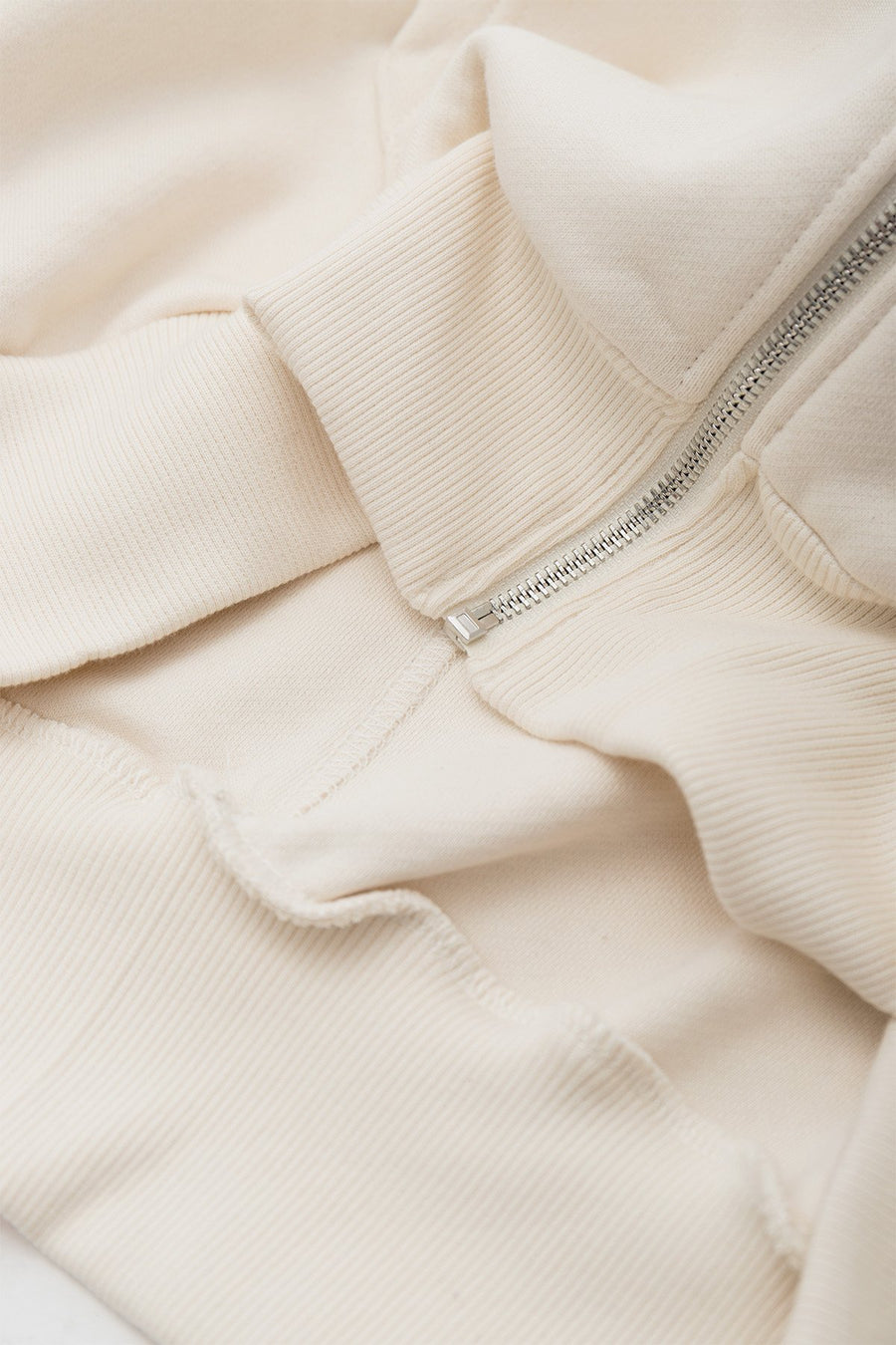 Bluza Puffy Zip Raw Cream