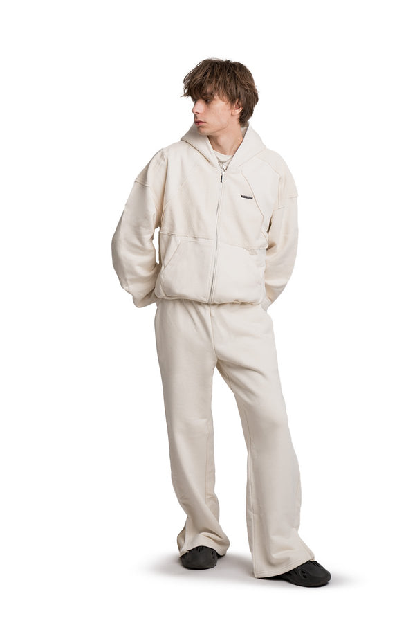 Bluza Puffy Zip Raw Cream