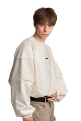 Bluza Crewneck Raw Cream