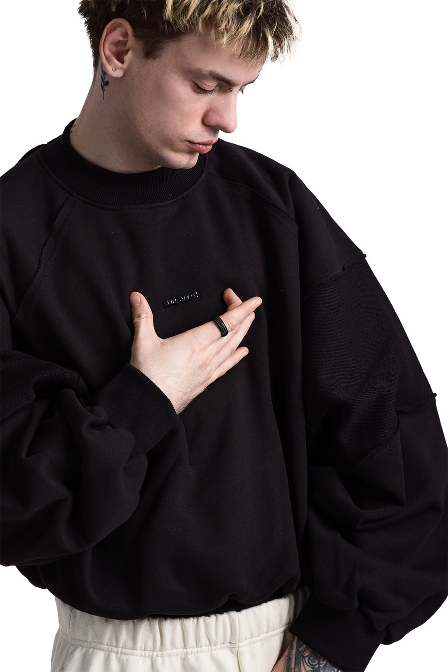Bluza Crewneck Raw Black