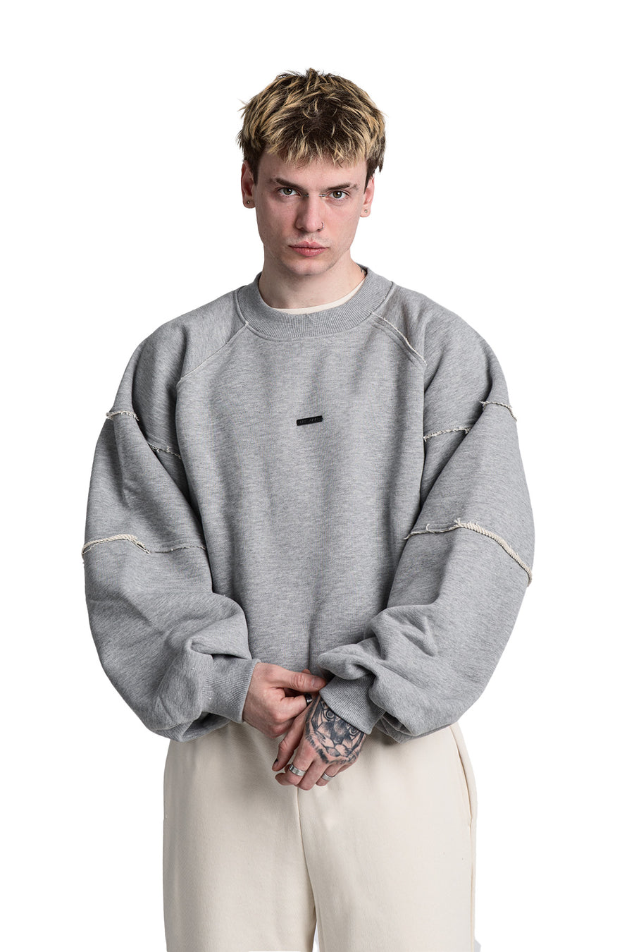 Bluza Crewneck Raw Grey