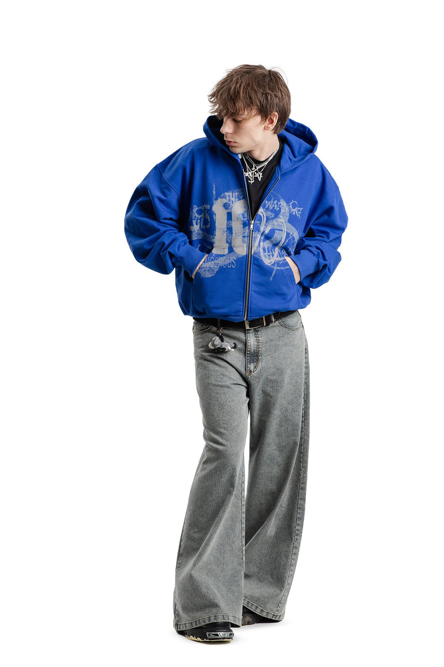 Bluza Zip Danger Zone Cobalt