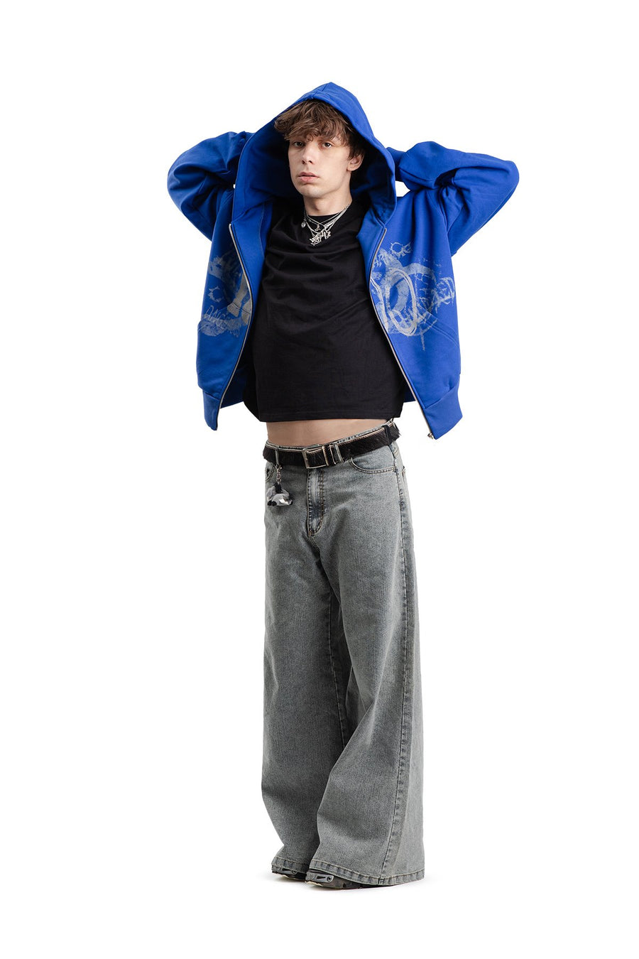 Bluza Zip Danger Zone Cobalt