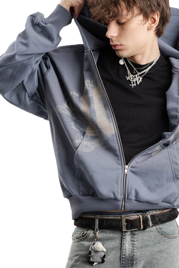 Bluza Zip Danger Zone Steel