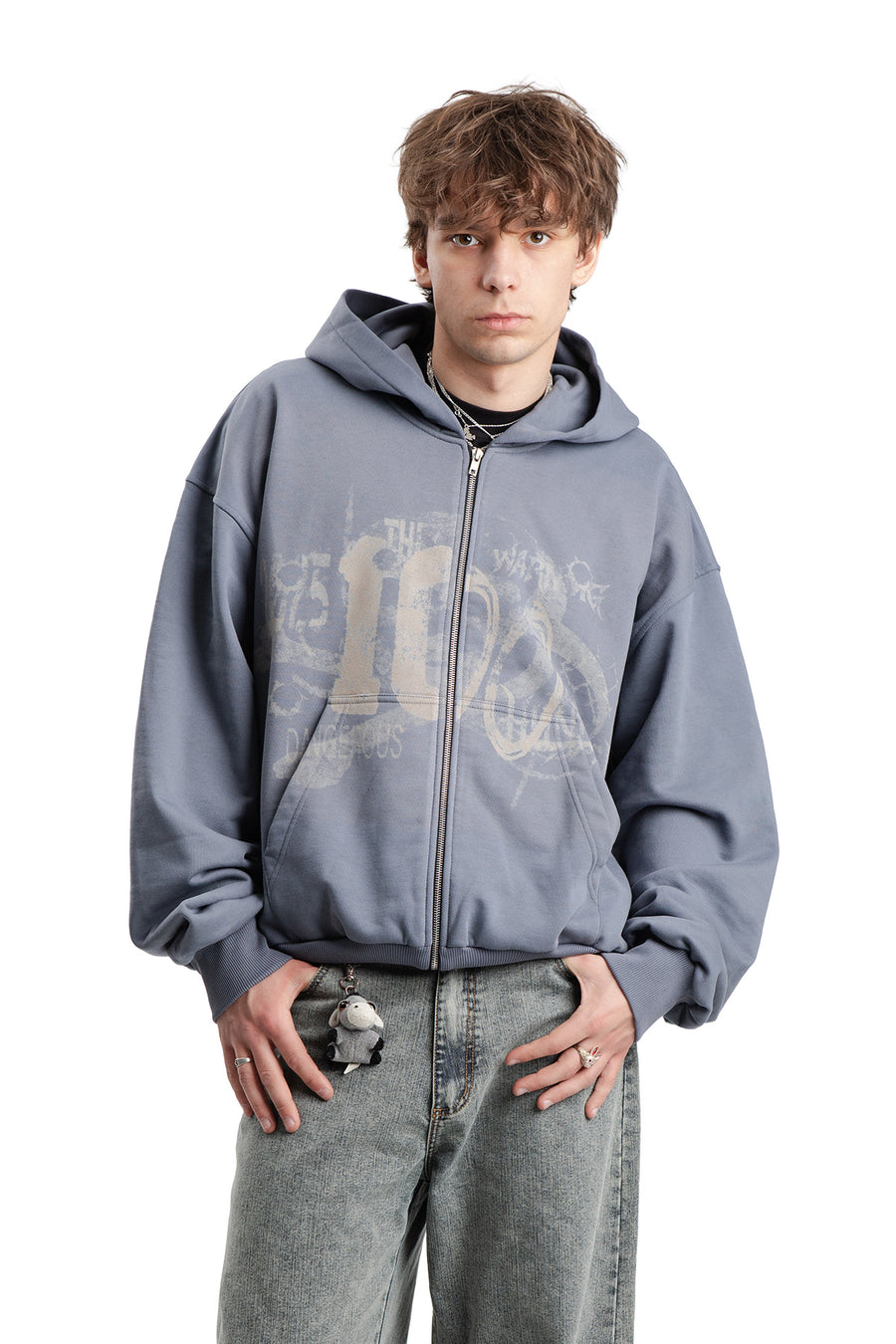 Bluza Zip Danger Zone Steel