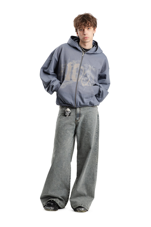 Bluza Zip Danger Zone Steel