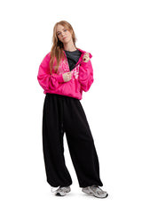 Bluza Puffy Zip Danger Fuchsia