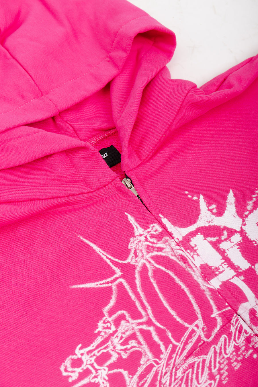 Bluza Puffy Zip Danger Fuchsia