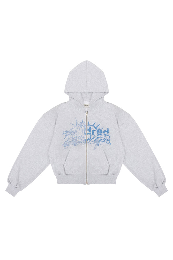 Bluza Puffy Zip Danger Grey Melange