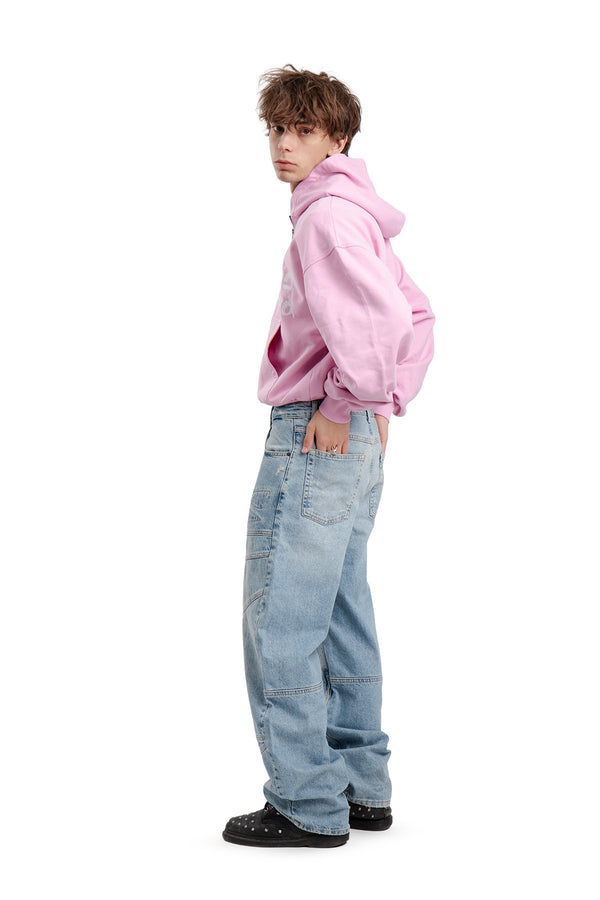 Bluza Puffy Zip Danger Pink