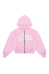Bluza Puffy Zip Danger Pink