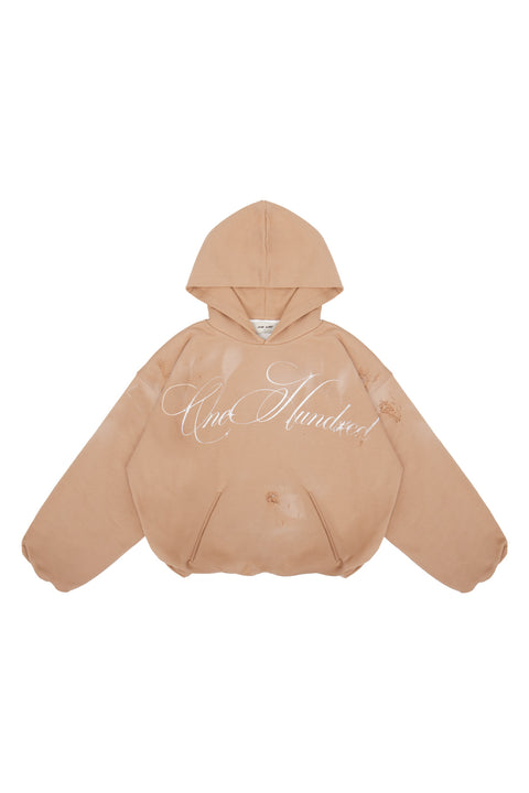 Hoodie Double Countryside Karamell