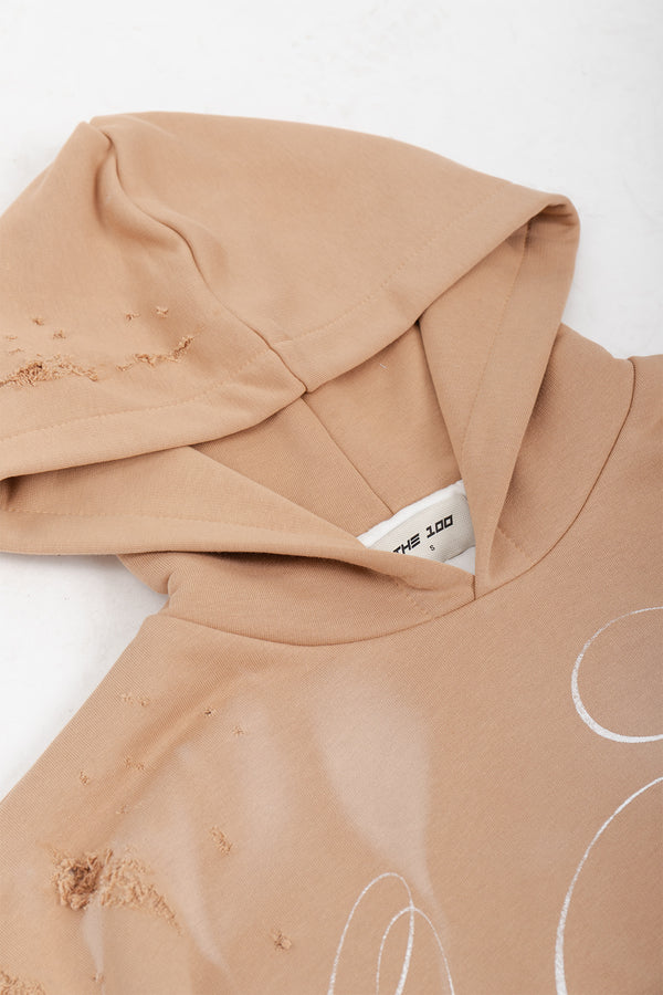 Hoodie Double Countryside Karamell