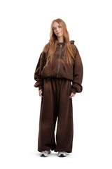 Komplet Bluza i Spodnie Reversible Trashed & Crushed Brown