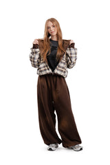 Komplet Bluza i Spodnie Reversible Trashed & Crushed Brown