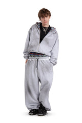 Komplet Bluza i Spodnie Reversible Trashed & Crushed Grey