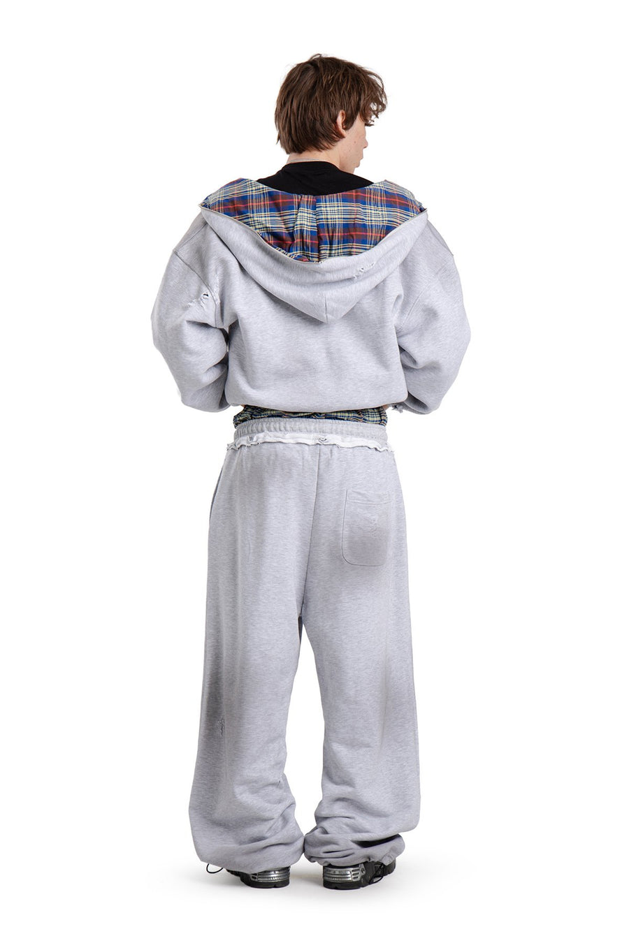 Komplet Bluza i Spodnie Reversible Trashed & Crushed Grey