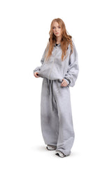 Spodnie Reversible Trashed & Crushed Grey