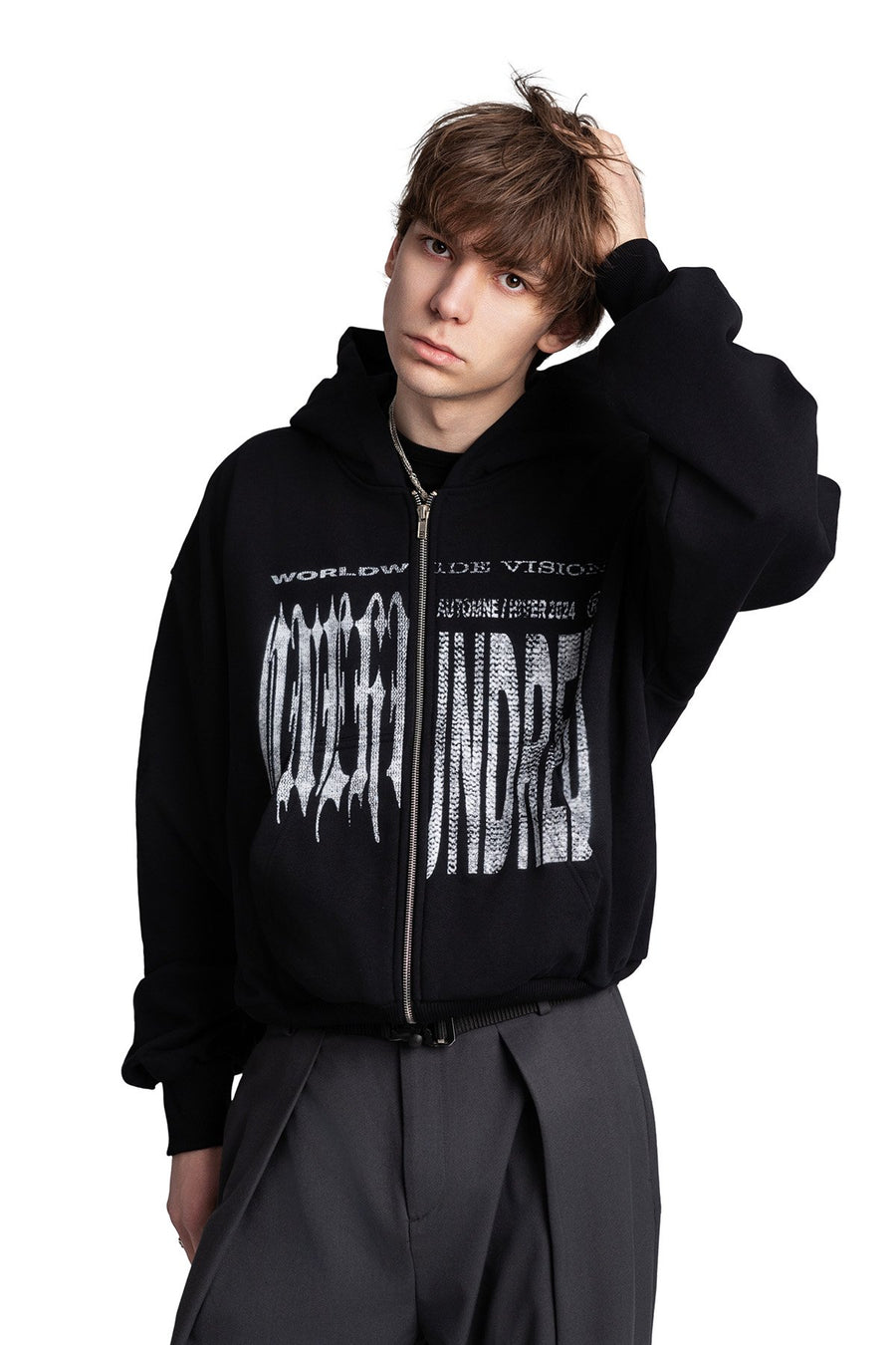 Bluza Duality Zip Black