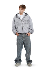 Bluza Duality Reversible Full Zip Light Grey
