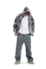 Bluza Duality Reversible Full Zip Light Grey