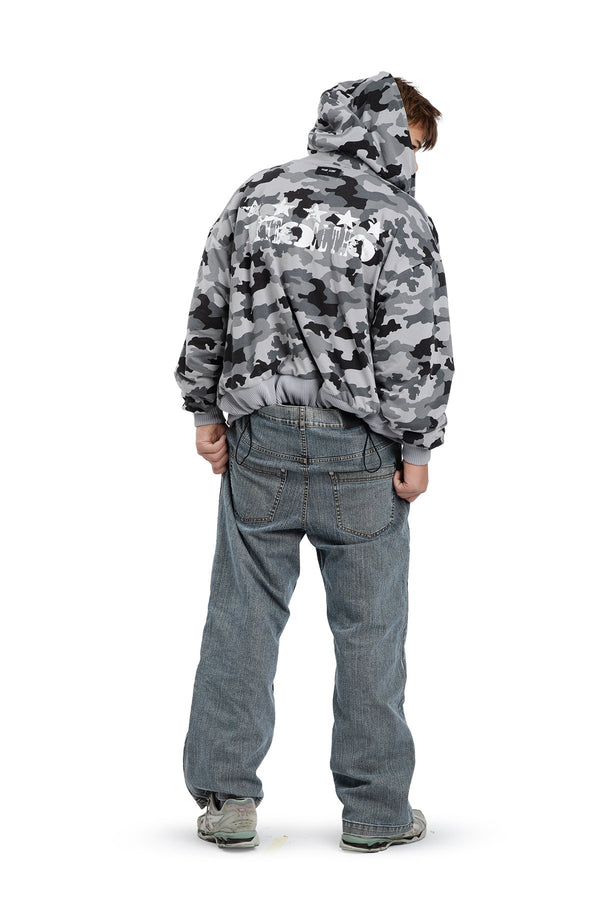Bluza Duality Reversible Full Zip Light Grey