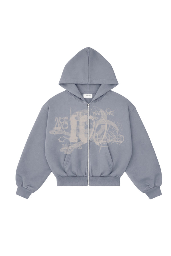 Bluza Zip Danger Zone Steel