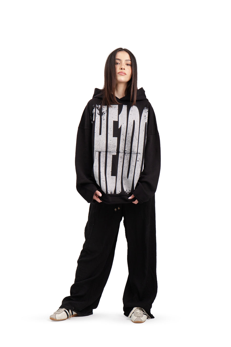 Kapuzenpullover Oversize Concrete