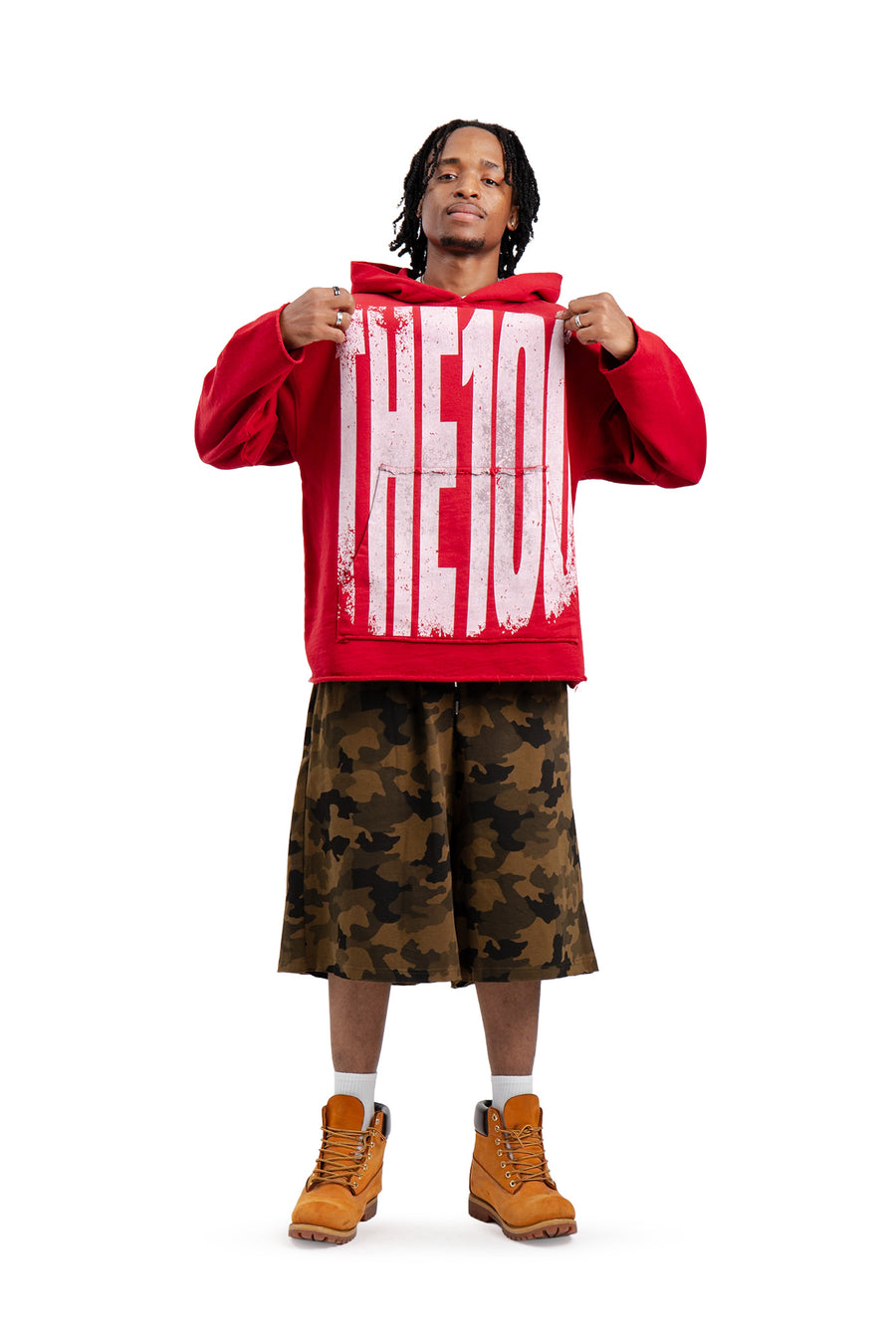 Kapuzenpullover Oversize Concrete