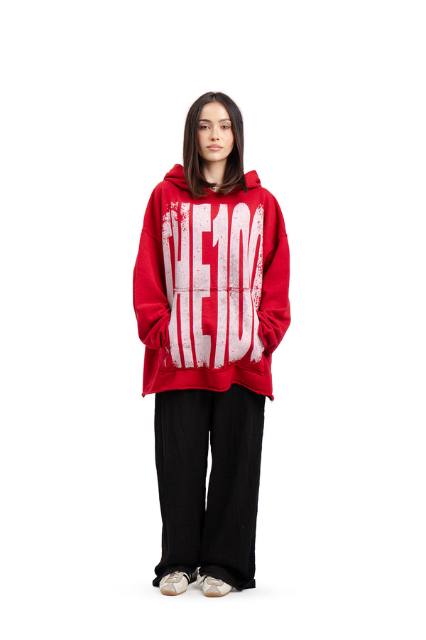 Kapuzenpullover Oversize Concrete