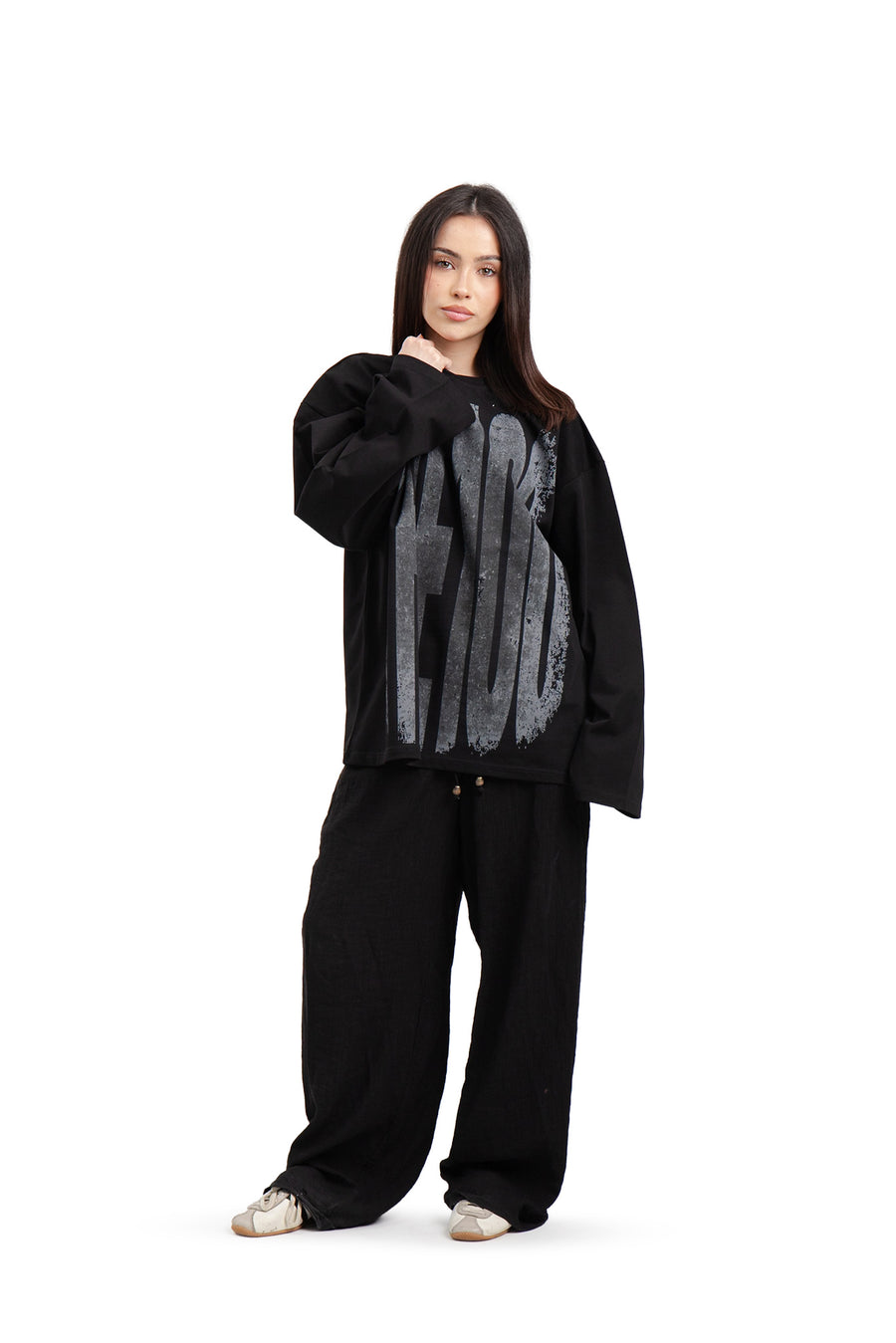 Longsleeve Concrete Black